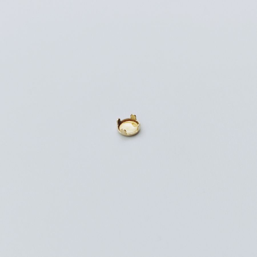 Base para pedra cabochão de 4mm