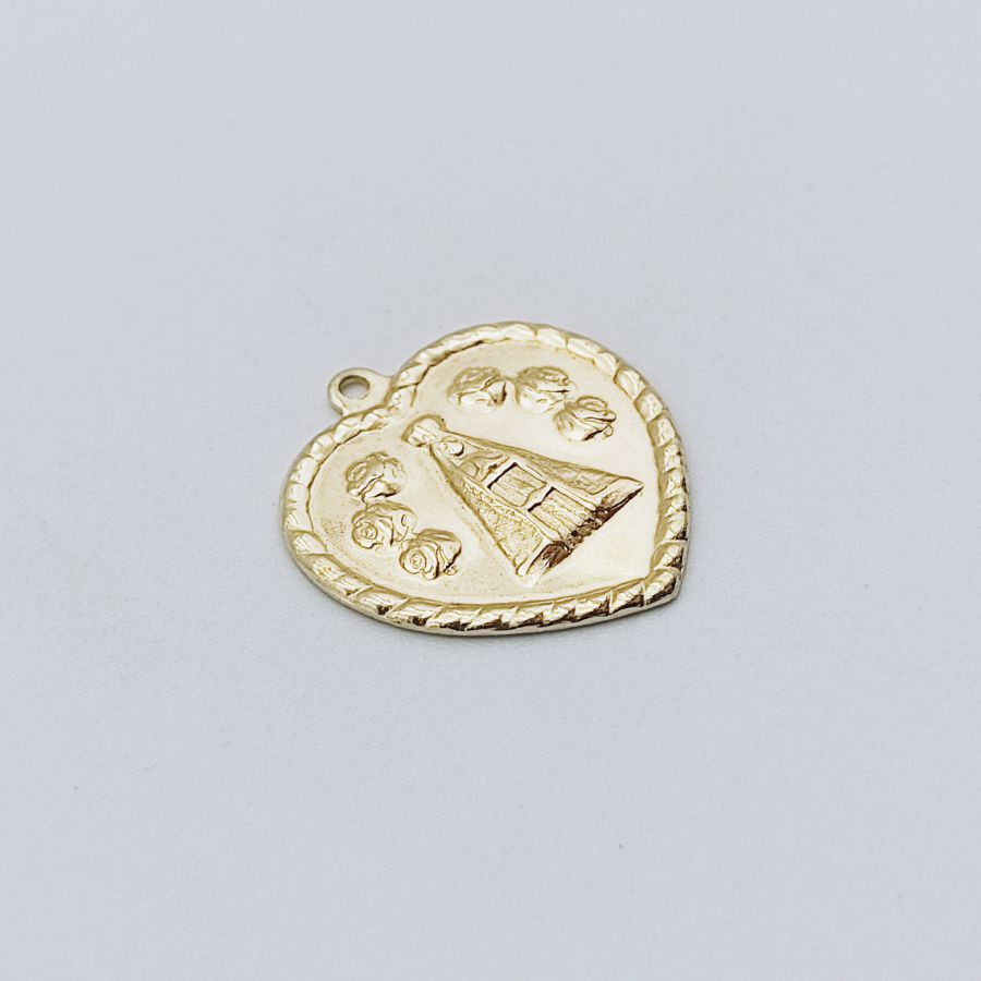 Coração Nossa Senhora Aparecida com rosas - Image 3