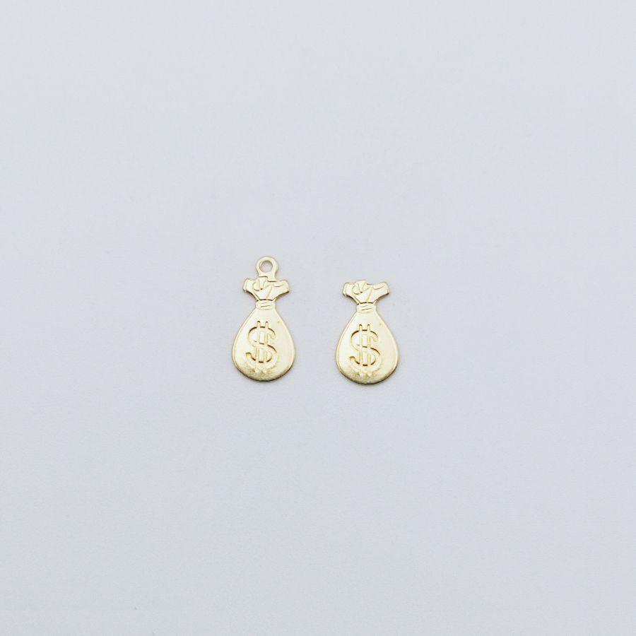 Saco de dinheiro - pingentes da sorte