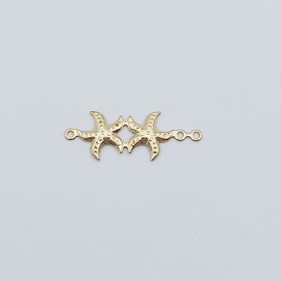 Estrela do mar 1 argola dupla (peça vendida aberta ) - Image 2