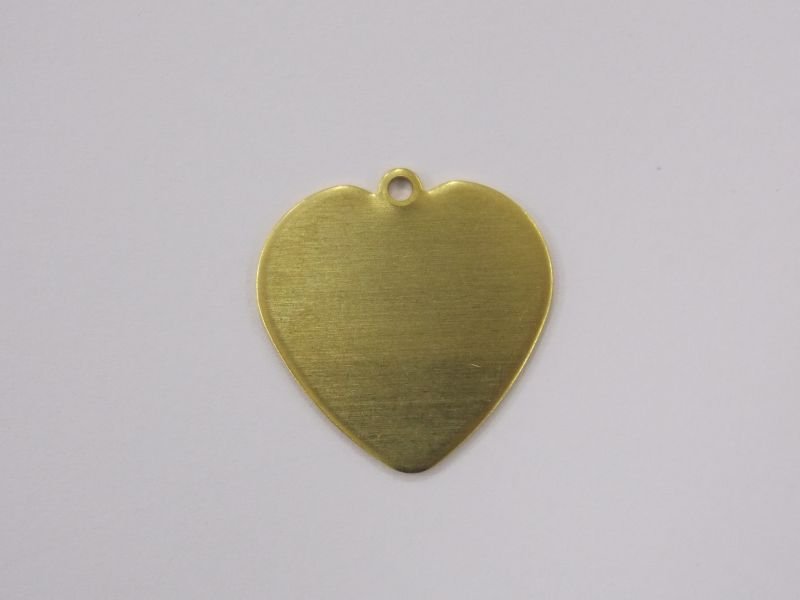Coração 18mm Liso C/ 1 Cabeça