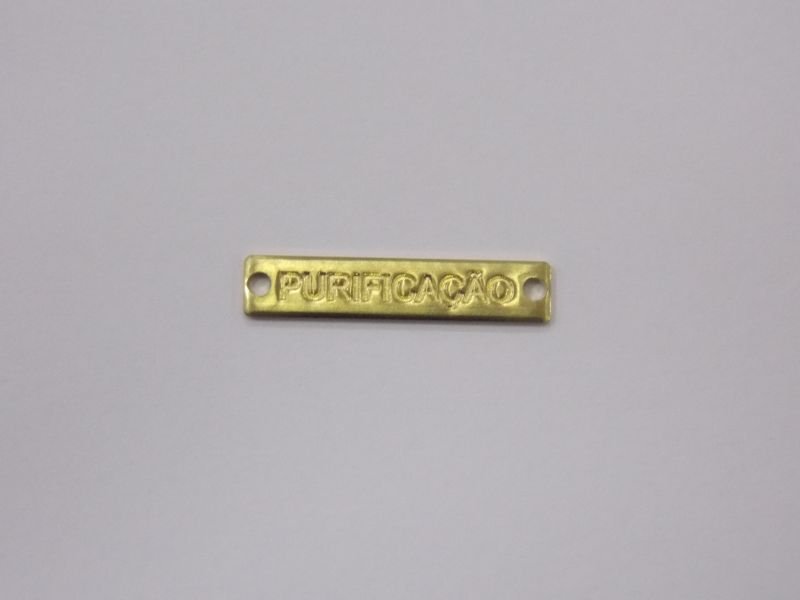 Placa 20mm Purificação C/ 2 Furo