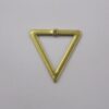 Triângulo Vazado Liso 19,5mm C/ 1 Furo