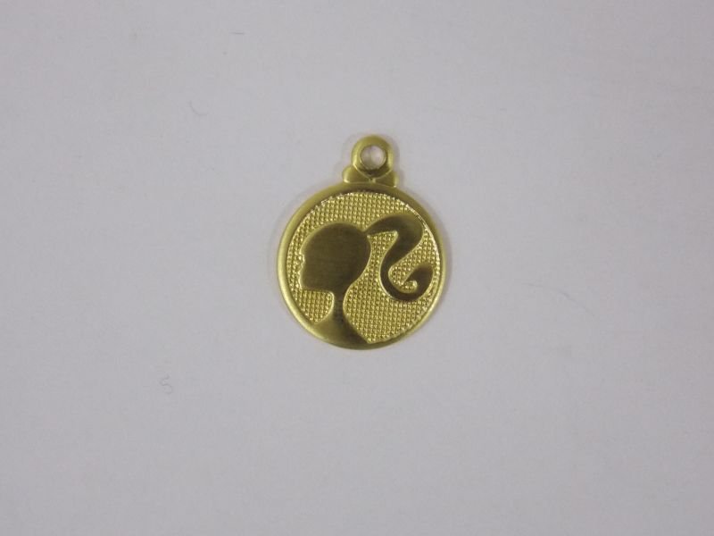 Medalha Boneca 11mm C/ 1 Cabeça