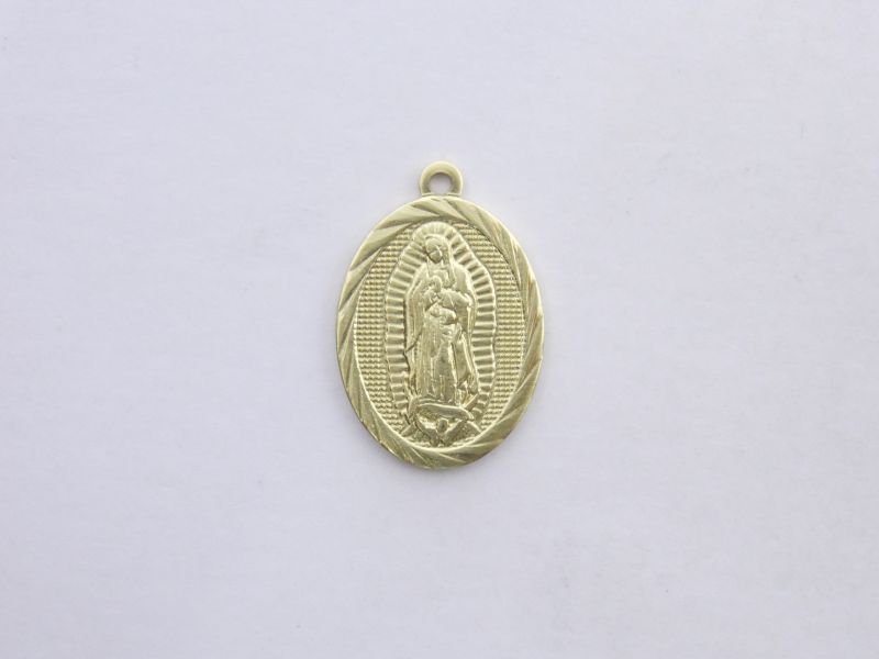 Oval Borda Diamantada C/ Guadalupe 18mm C/ Cab