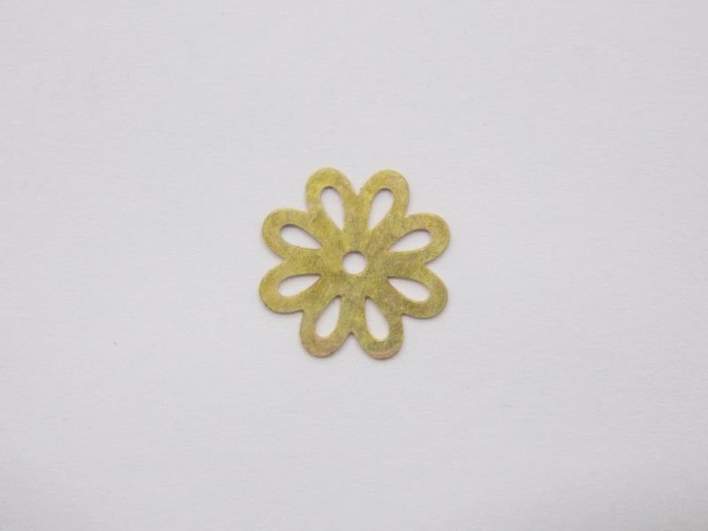 Foto Corrosão Flor Vaz S/ Argola 10mm