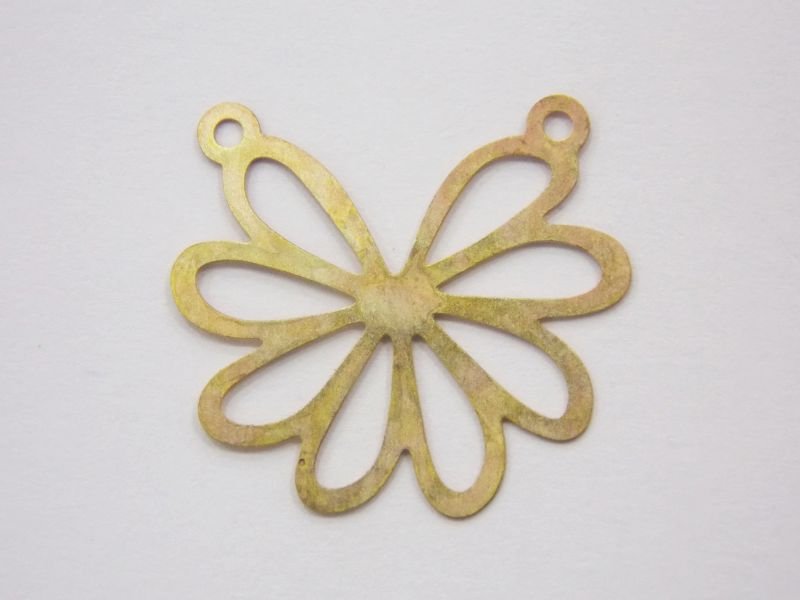 Foto Corrosão Meia Flor C/ 2 Cab 18mm