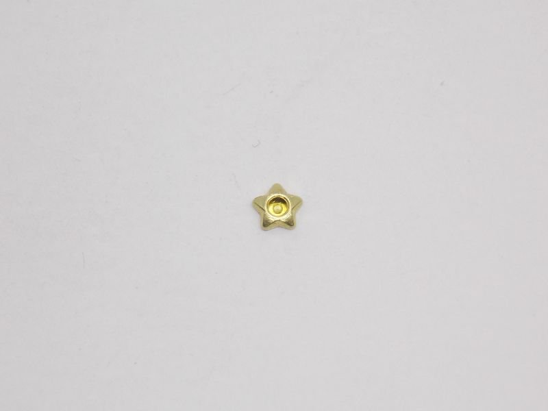 Brinco Estrela P/ Pedra 4mm