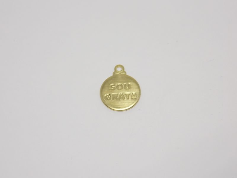 Redondo 11mm "sou Grata" C/ Cabeça