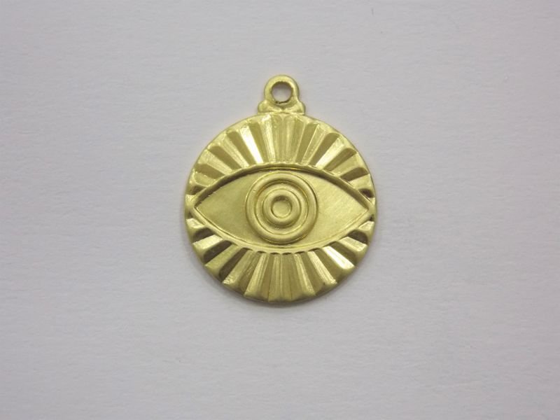 Red Olho Grego 15mm Diamantado C/ Cab(Nova 3)