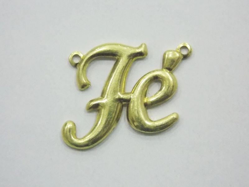 Fé 15mm C/ 2 Cabeças P/ Gargantilha