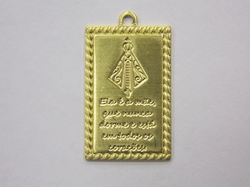 Ret 20mm C/ N S Aparecida E Oraç Bordas Ret C/ 1 Cab