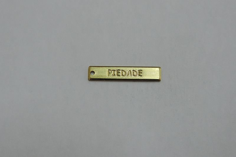 Placa Piedade 20x4mm C/ 1 Furo
