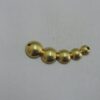 5 Bolas Lisa P/ Brinco Ear Cuff C/ 2 Furos Lado Es