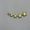 5 Estrelas P/ Brinco Ear Cuff Liso C/ 2 Furos Lado
