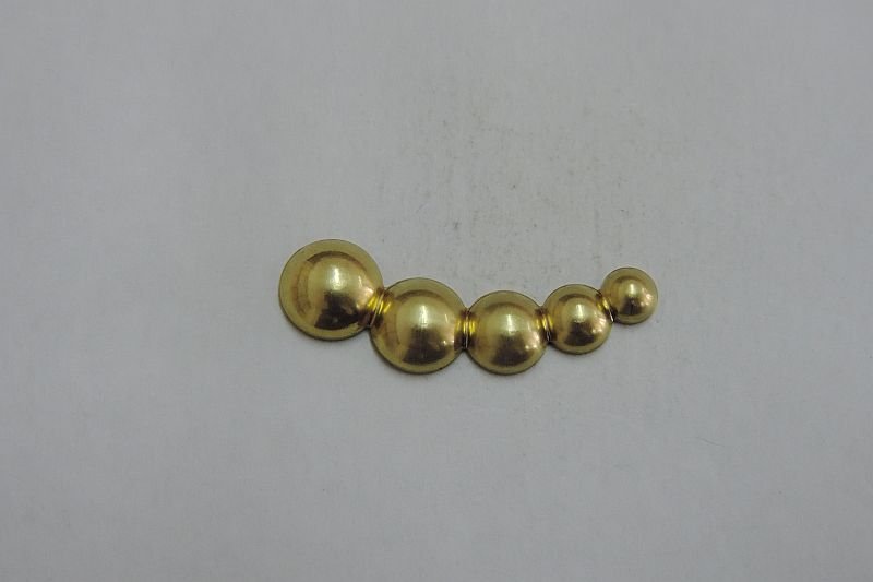 5 Bolas Lisa P/ Brinco Ear Cuff Lado Esquerdo