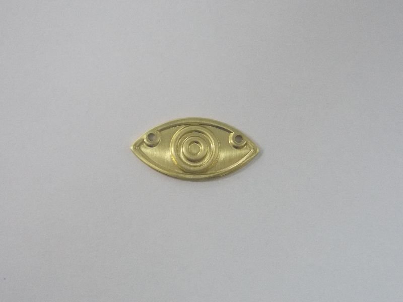 Pingente Olho Grego C/ Dois Furos 10x20mm