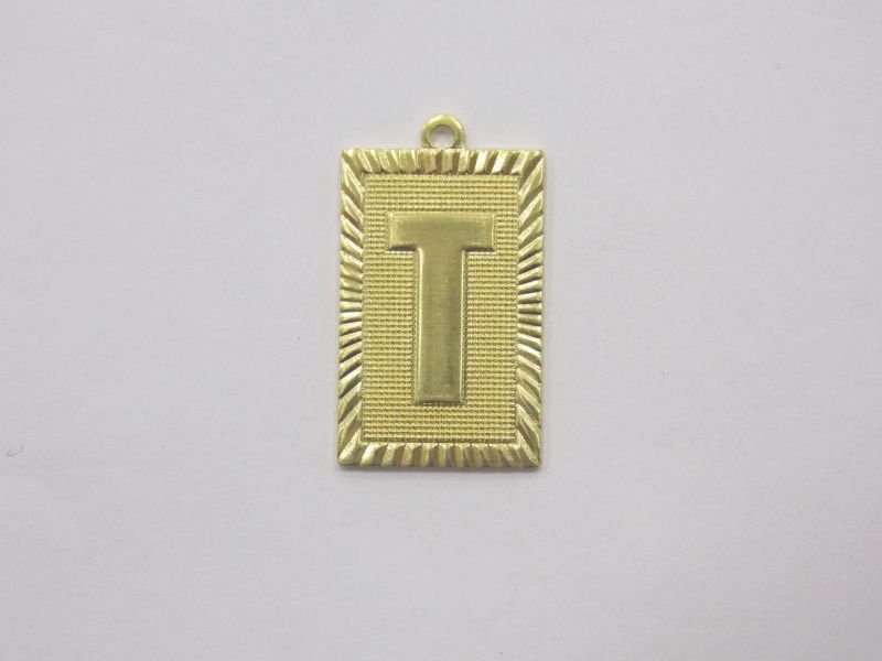 Retang 20mm Letra "t" C/ 1 Cab Ret C/ Borda Diam