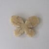 Borboleta Acrilica Bege C/ Furo Passante 22x30mm