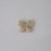 Borboleta Acrilica Bege C/ Furo Passante 12x16mm