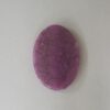 Oval Acrilico Lilas C/ Furo Passante 21x30mm