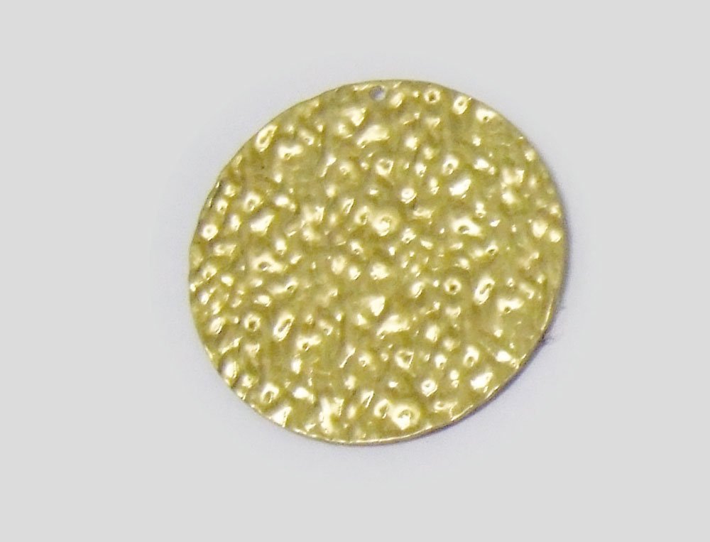 Redondo 28mm Martelado S/ Vazar C/ 1 Furo Encima