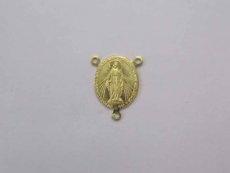 N Senhora Das Graças P/ Terço 12x10mm C/ 3 Argolas