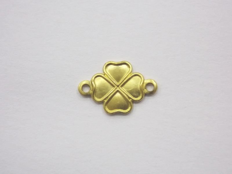 Pingente Trevo P/ Resina 8mm C/ 2 Argolas