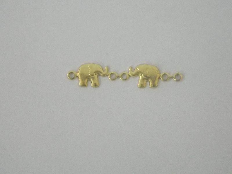 Elefante Duplo 7x9mm C/ 2 Argolas