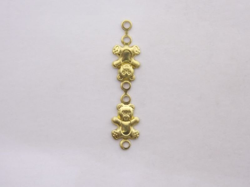 Urso Duplo 9mm C/ 2 Argolas