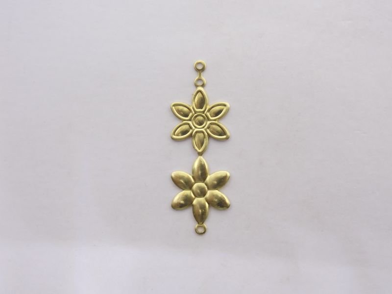 Margarida Gd Dupla P/ Resina 13mm C/ Argola