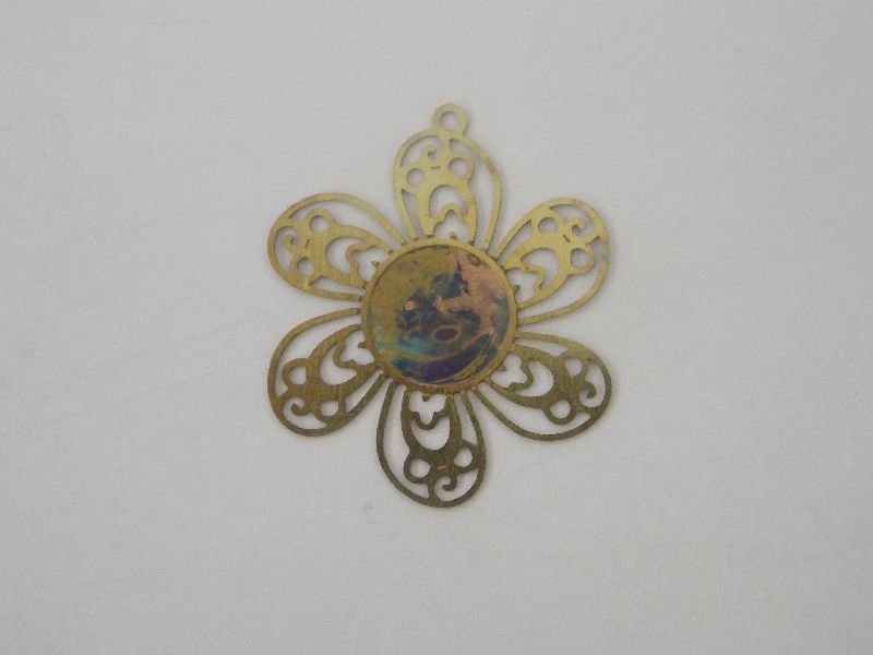 Flor Foto Corrosao C/ Petalas Vaz 28mm